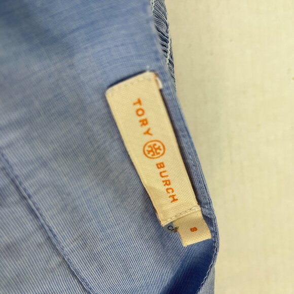 Women's Size Small, Tory Burch ruffled and smocked blouse - Picture 6 of 7